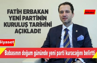 Babasının doğum gününde yeni parti kuracağını bellirti