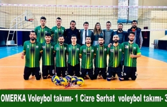 OMERKA Voleybol takımı- 1 Cizre Serhat Voleybol takımı- 3