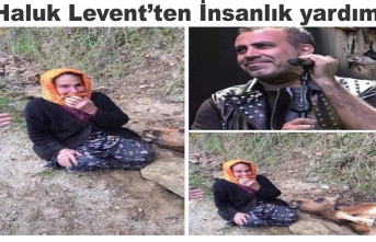 Haluk Levent ineği uçuruma düşen teyzeye  2 inek alarak yardım ellini uzattı