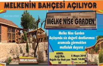 Melke Bahçesi Hizmete açılıyor