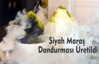 Siyah Maraş Dondurması Üretildi