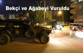 Bekçi ile ağabeyi vuruldu