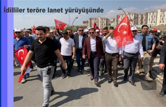 Teröre lanet Kardeşliğe davet Yürüyüşü