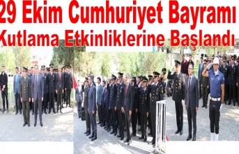  29 Ekim Cumhuriyet Bayramı Kutlama Etkinliklerine Başlandı.