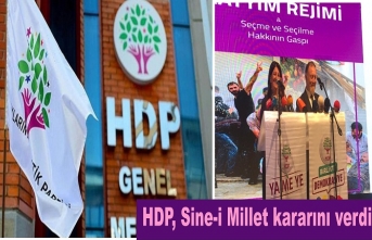 HDP, Sine-i Millet kararını verdi