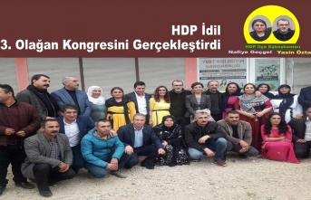 HDP İdil, 3. Olağan Kongresini Gerçekleştirdi