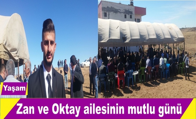 Zan ve Oktay ailesinin mutlu günü