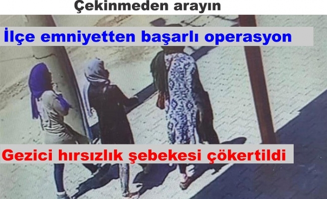 Hırsızlık şebekesi çökertildi