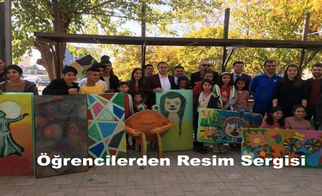 Öğrencilerden Resim Sergisi