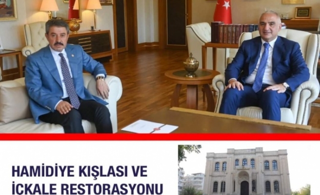 Tatar Hamidiye Kışlasının restarosyonu için Kültür Bakanını ziyaret