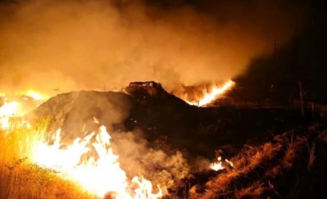 İdil'de Anız yangını 7 Köyü etkiledi