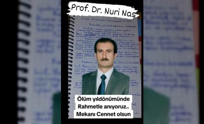 Prof Dr. M. Nuri Nas vefat yıldönümünde anıldı