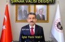 Şırnak Valisi değişti