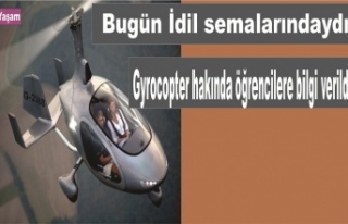 Gyrocopter hakında bilgi verildi