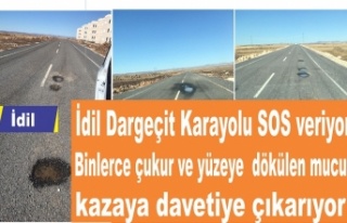 İdil Dargeçit Karayolu SOS veriyor bu kışı atlatamaz