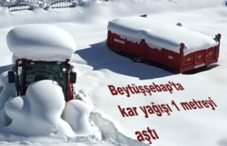 Beytüşşebab'a kar yağışı bazı yerlerde...