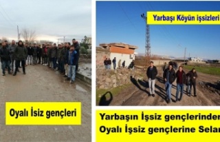 Yarbaşı köyün işsiz gençleri Oyalı köyün...