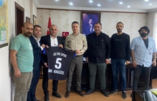 Öz İdil Spor'dan Kaymakama ziyaret