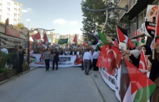 Şırnak'ta İsrail protesto edildi