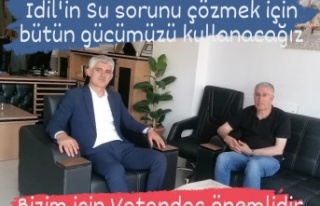 AK Parti İlçe Başkanı Murat Ay'la İdil'i...