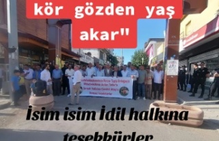 İsim İsim İdil halkına teşekkürler... Dik duruşunuz...