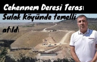 Cehennem Deresinde cam terasın temeli atıldı