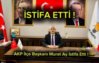 Şok istifa Murat Ay istifa etti