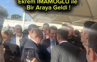 Hasan Turgut İmamoğlu ile biraraya geldi