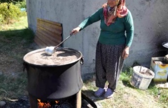 Pekmez yapımına başlandı